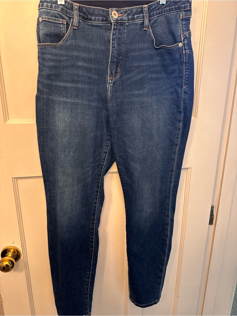 ⭐️ Jag Jeans 14 Elastic Waist Dark Blue Denim